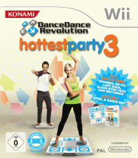 Dance Dance Revolution Hottest Party 3 PAL Wii  box art